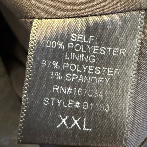 Pomander Place by Tuckernuck Black Jacquard Lyla Black Blouse size XXL - Picture 6 of 14